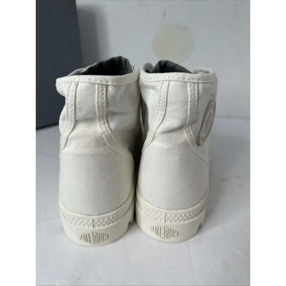 Palladium Pampa Star White Womens Canvas Boots Size 9 - Picture 5 of 9